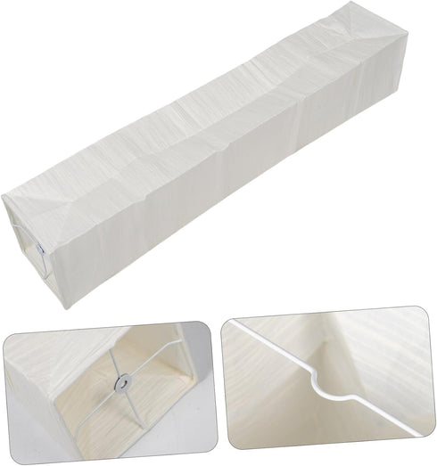 ABOOFAN Foldable Paper Floor Lamp Shade Replacement Minimalist Rice Paper Light Cover for Living Room Bedroom