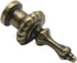 HAJXZH 1 1/4-27 1/8 PCS Lamp Finials Decorative Antique Bronze Solid Lampshade Top Harp Top for and IP Thread Size
