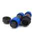 SD13 Waterproof 5 pin Power Cable Connector, LED Power Plug Socket, IP68 Industrial Electrical Cable Connector