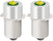2 Pack LED Flashlight Replacement Bulb, 18V 12V 19.2V 6-24 Volt, 3W 247LM, PR2 P13.5S LED Conversion Kit