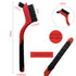 6-Pack Nylon Cleaning Brushes - Non-Scratch Nylon Bristles for Delicate Surfaces & Daily Cleaning | Ergonomic Grip