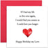 Husband Birthday Cards - Boyfriend Birthday Card - 'I Love You Longer'