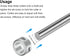 uxcell Set Screw Shaft Collar for 8mm Shaft, 4pcs Clamping Collars, Aluminum Alloy with M4 Set Screws & Wrench