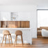 White Contact Paper 15.7"x118" Peel and Stick Wallpaper, Matte Self-Adhesive Removable Decorative Paper for Cabinets