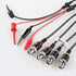 Oscilloscope Probes - BNC to Alligator Clips, Mini Test Clips & BNC Cables (3 Pack)