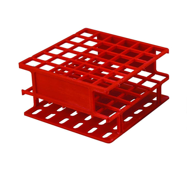 EISCO Test Tube Stand, Holds 36 Tubes - 0.75" Slots - Three Tier Grid Design