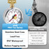 0-100 psi Water Pressure Gauge, 2-1/2" Dial Size, Lead-Free for Home Potable Water and Garden Hose