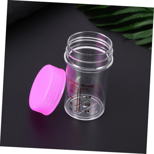 NUOBESTY 2 Set Scales Measuring Cups, Laboratory Liquid Measuring Cup and Test Tubes with Screw Cap