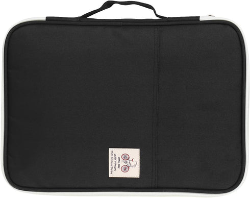 Multi-functional A4 Document Bags, Zippered File Folder, Portfolio Pouch Travel Binder Organizer with Handle for School