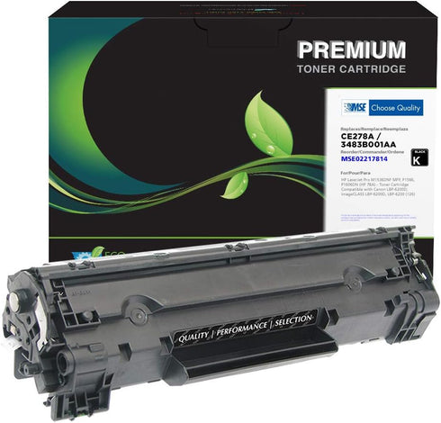 MSE Brand Remanufactured Toner Cartridge for HP CE278A (HP 78A) - Black