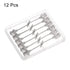 12pcs 17 Gauge 1" Stainless Steel Blunt Tip Dispensing Needles with Luer Lock for Glue and Ink