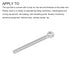 Shoulder Swing Lifting Bolt (M6x60mm) 2Pcs, 304 Stainless Steel Eye Bolts for Home Renovation