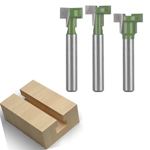 Totowood Set, 1/4" Set 6 Set 1/4 5/16 3/8 9/16 1/2 5/8 Inch Keyhole Router Bits Shank Router Bit pcs Router Bit & &