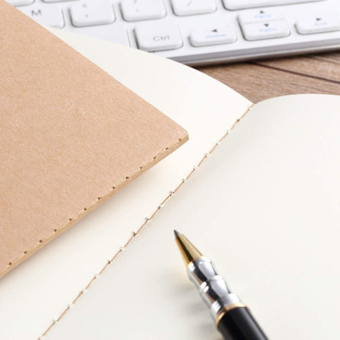 Large Blank Notebook Journals Bulk - Thick Plain Paper, 60 Pages, 8.5x11 inch, 12 Pack for Students, Office