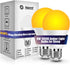 Neporal 1800K Amber Sleep Light Bulbs 2PK, 99.96% Blue Blocking Soft Warm