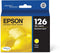 Epson 126 DURABrite Ultra Ink Yellow Cartridge for WF-3520, WF-3530, WF-3540, WF-520, WF-545, WF-630, WF-633, WF-635,