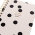 Graphique Hardbound Spiral Journal - Polka Dot Design, Premium Paper, 160 Ruled Pages, 6.25” x 8.25”