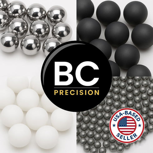 1/2 G25 (0.50), 52100, 25 Pack BC Precision Chrome Steel Bearing Balls AISI Precision Hardened Steel Balls for Bearings