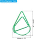MECCANIXITY 50 Pieces Metal Paper Clip Drop-Shaped with Box 1.3 Inch Light Green for Crafts Organize Office Home by MECCANIXITY
