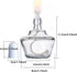 Dental Alcohol Lamp Glass Alcohol Burner Lamp Dental Lab or School Chemistry lab Equipment Heating Come with 5 Replacement Wicks and 3 Funnel -150ml