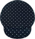 Seorsok Cute White Polka Dot Mouse Pad with Gel Wrist Support Mouse Pad,Ergonomic