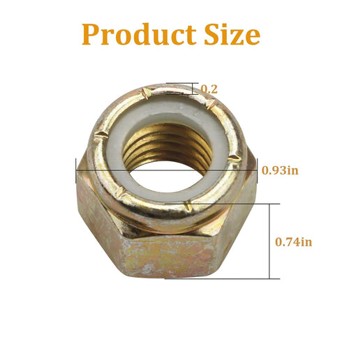 TNITRIB 5/8-11 8 -10 Pack Grade Coarse Lock Nuts