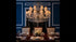 Aspen Creative 30013-2A, 2-1/2" 4" 5" Set 2 Bell Clip-On Chandelier Lamp Shade, Butter Crme, Top x Bottom x Slant