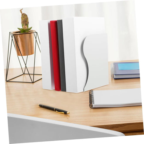 Gadpiparty Retractable Book End Heavy Duty Bookend for Desk Book Holder for Shelf Bookshelf Ends Desktop Bookend