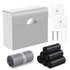 Sanitary Napkin Receptacle with Hygiene Disposal Bags and Trash Bag, 9.4x7.8x3.5 inches