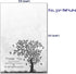 Elcer (40 Pack) Funeral thank you cards with envelopes Celebration of life Floral Tree acknowledgment memorial Sympathy