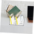 Adjustable White Expandable Bookend Stand for Office Desks and Shelves