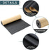 NATGAI Sponge Neoprene Adhesive Foam Rubber Sheet 1/8” Thick X 12” Wide X 48” Long for DIY, Gaskets, Crafts