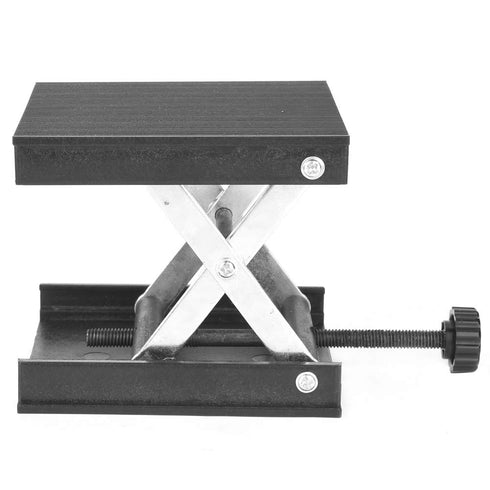 Lab Jack Lift Table Stainless, 3” X 4” Lab Jack with Plastic Plate & Metal Bracket for Level Laboratory