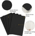 EUSOAR 36pcs A5 Notebook, 5.5"x8.3", 60 Pages, Black, College Ruled, Lined Writing Pads for Business School Office Note