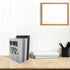 TOYZFRIENDY 2pcs White Tree Shadow Bookends for Desk Bookshelf, Metal Reading Stand with Decorative Holder, Book