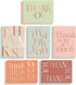 S&O Boho Thank You Cards with Envelopes, Blank Decor Sheets for Handwritten