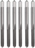 M6 x 1mm Metric Machine Tap, RUIAN HSS Right Hand Threading Screw Tapping Tool 6Pcs with 3 Straight Flutes