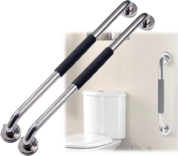 NGEWFGH Bathroom Handrails, Shower Safety Grab Bars Wall Mounted Stainless Steel Non-Slip Handle