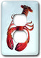 3dRose LLC lsp_4480_6 Lobster, 2 Plug Outlet Cover