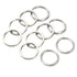 10Pcs Metal Washer Assortment, Stainless Steel Hardware Accessory Part Set Kit, 15mm OD 12mm ID Washer Set