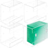 AceOrbit 4 Pack Clear Acrylic Lab Wipe Holder 4.7x3.3x4.8 in Wall Mounted Bathroom