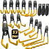 SAMRELAX 17 PCSHeavy Duty Wall Mount Tool Organizer Rack Metal Storage For Garage,
