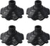 Lioaeust Camping Chair Leg Foot Pads, Anti-Sink Protection Mats Non-Slip Ground Covers For