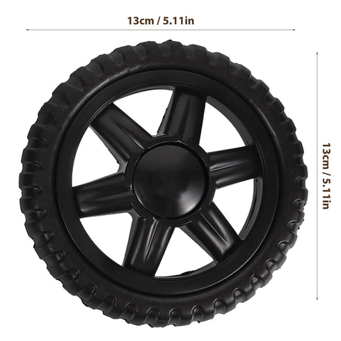 4pcs VALICLUD Replacement Shopping Cart Wheels Rolling Cart Wheel for Grocery Trolley Heavy Duty Caster Easy Climbing