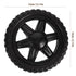 4pcs VALICLUD Replacement Shopping Cart Wheels Rolling Cart Wheel for Grocery Trolley Heavy Duty Caster Easy Climbing