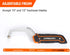 VANQUISH Aluminum Frame Mini Wood Hack Saw, Metal Cutter for Woodworking