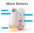 JKHTBDM 2 Pack Sensor,16-Color 4m/Angle 120Led Toilet Night Lights with Motion Activated Changing LED Inside, Sensing