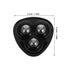 8pcs FOMIYES Black Stainless Steel Ball Bearing Self Adhesive Mini Caster Wheels for Furniture Storage Boxes Bedside