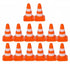 Essivox 14Pcs Mini Traffic Cone Set, Construction Safety Barriers, Road Block Cones, Model