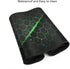 XL Large Abstract Green and Black Futuristic Gaming Mouse Pad, 31.5 x 11.8 Inch Extended Desk Mat for PC Laptop